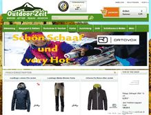 Tablet Screenshot of outdoor-zeit.de